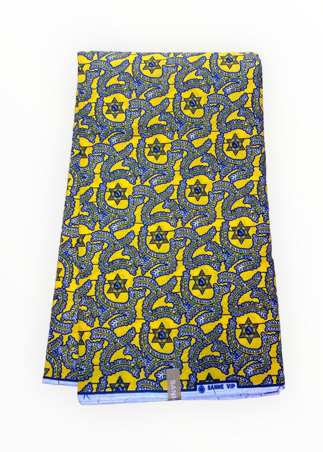 African Print Fabric - 100% Cotton - SANHE