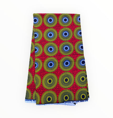 African Print Fabric - 100% Cotton - SANHE