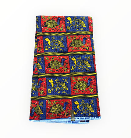 African Print Fabric - 100% Cotton - SANHE