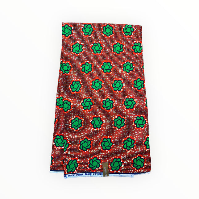 African Print Fabric - 100% Cotton - SANHE