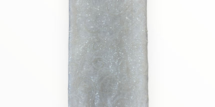 Embroidered Beaded Lace - White - 1 Yard