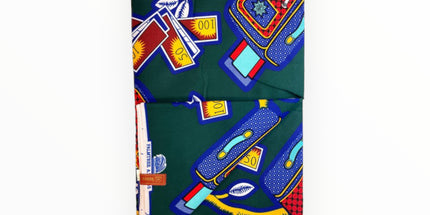 African Print Fabric - Polycotton - 6 Yards