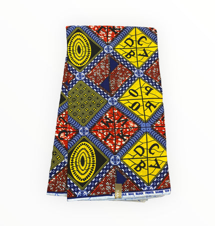 African Print Fabric - 100% Cotton - SANHE