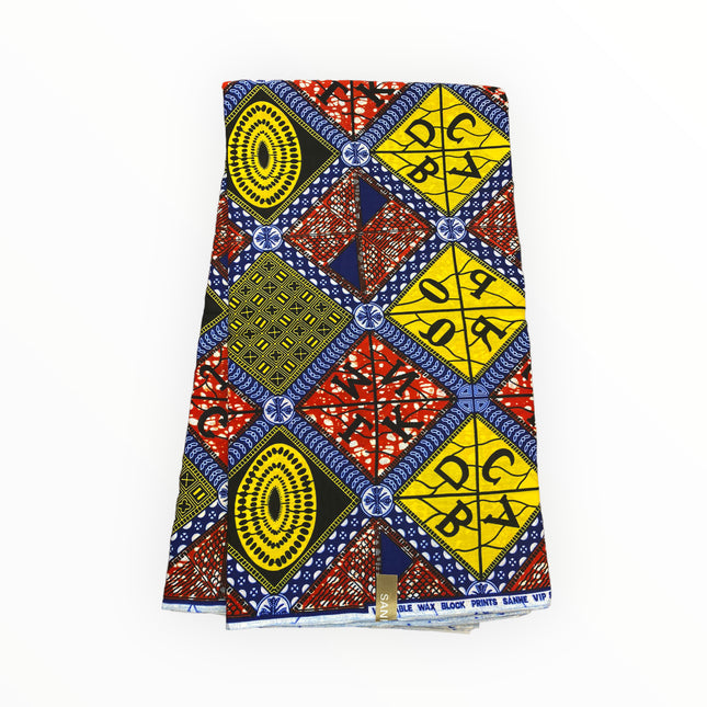 African Print Fabric - 100% Cotton - SANHE