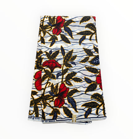 African Print Fabric - 100% Cotton - SANHE