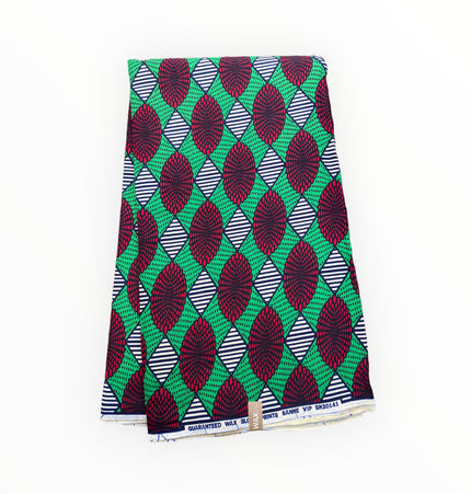 African Print Fabric - 100% Cotton - SANHE