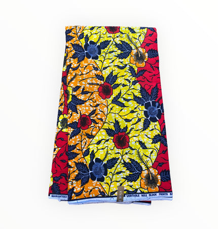 African Print Fabric - 100% Cotton - SANHE