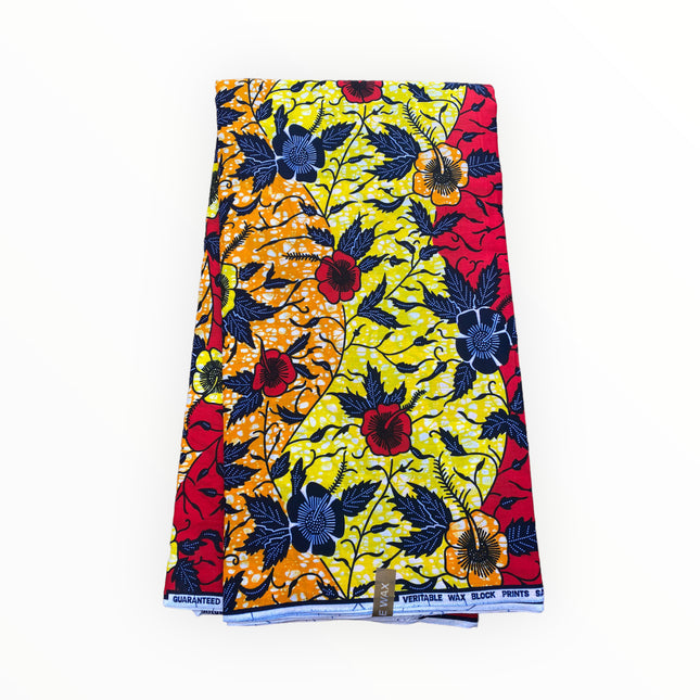 African Print Fabric - 100% Cotton - SANHE