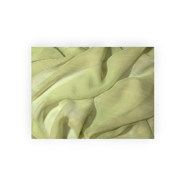 Chiffon Fabric Pistachio Green