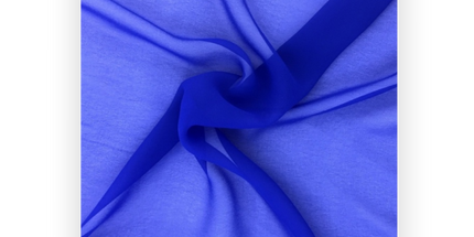 Chiffon Fabric Royal Blue