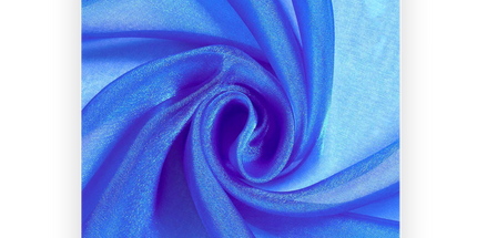 Organza Royal Blue