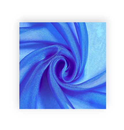 Organza Royal Blue