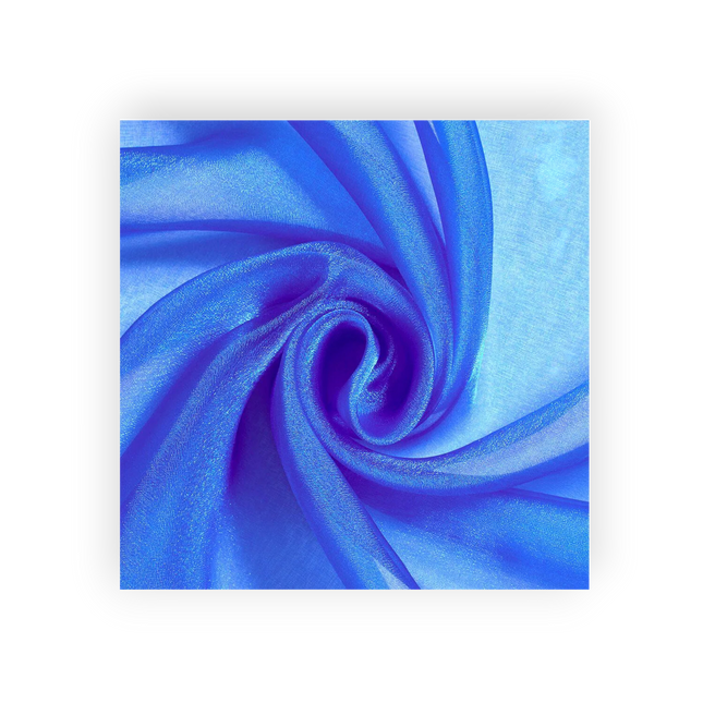 Organza Royal Blue