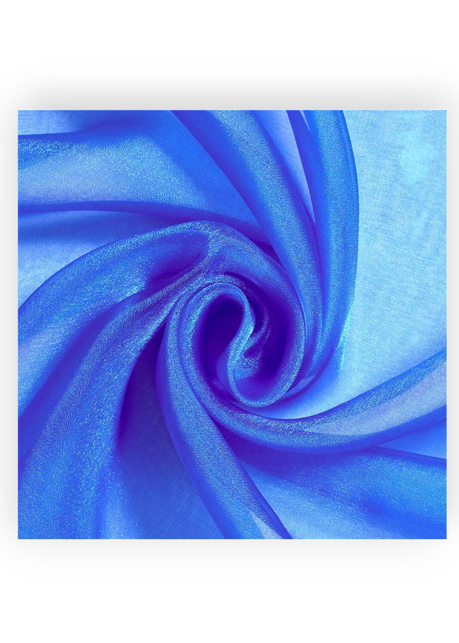 Organza Royal Blue