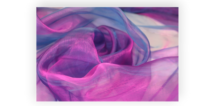 Organza Royal Blue / Pinkish