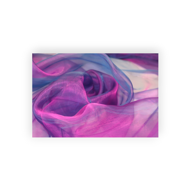 Organza Royal Blue / Pinkish