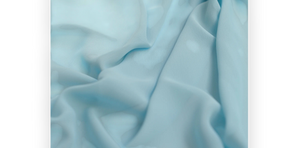 Chiffon Fabric Sky Blue