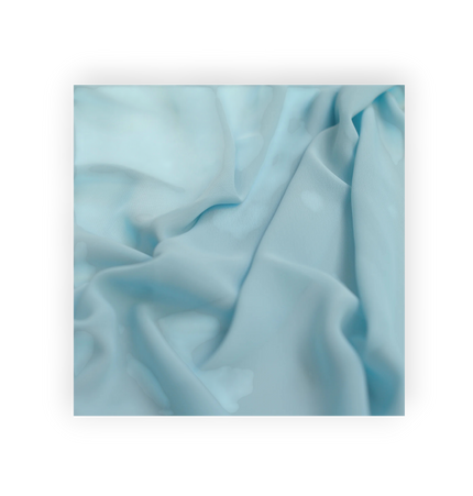 Chiffon Fabric Sky Blue