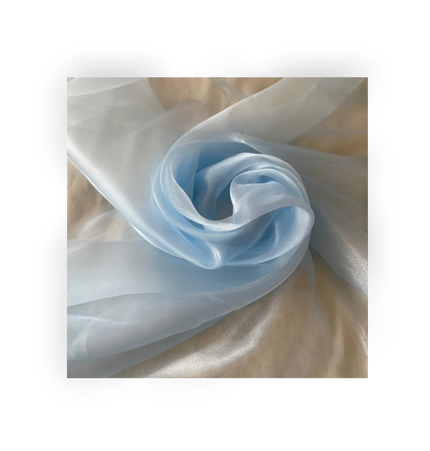 Organza Sky Blue