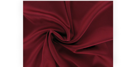 Crepe Back Satin, Wine Red