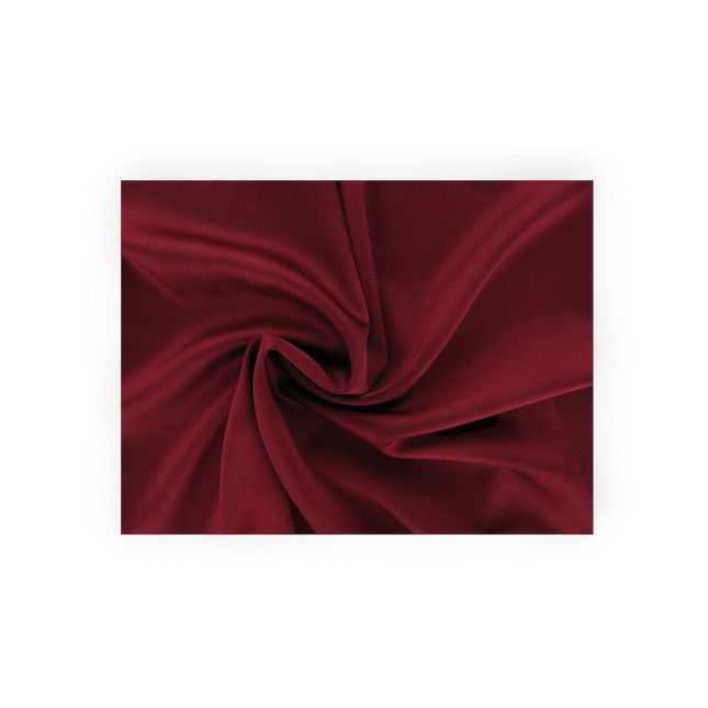 Crepe Back Satin, Wine Red
