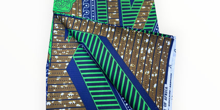 African Print Fabrics - 6 Yards - Polycotton