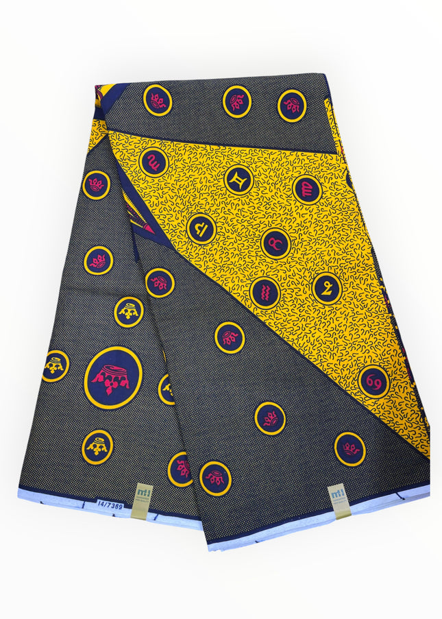 African Print Fabrics - 100% Cotton