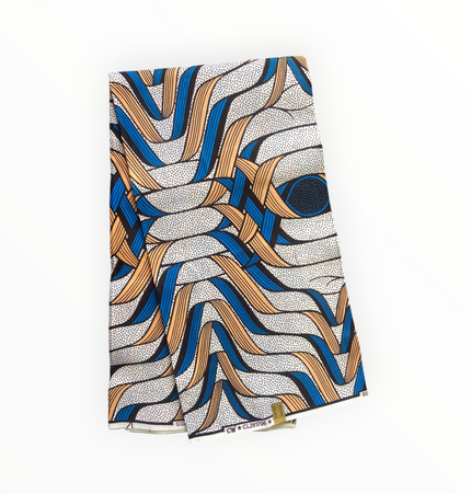 African Print Fabrics - 6 Yards - Polycotton