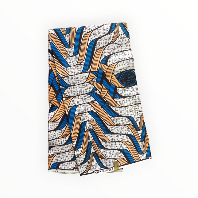 African Print Fabrics - 6 Yards - Polycotton