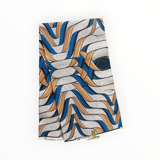 African Print Fabrics - 6 Yards - Polycotton