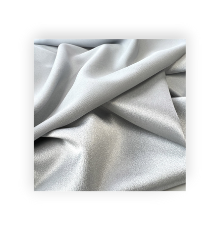 Crepe Back Satin, Ice Blue