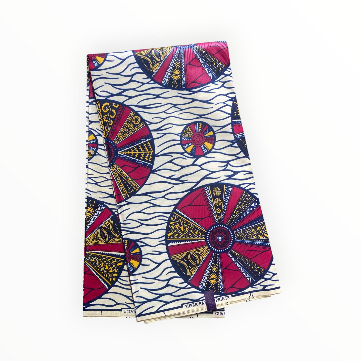 African Print Fabrics - 6 Yards - Polycotton