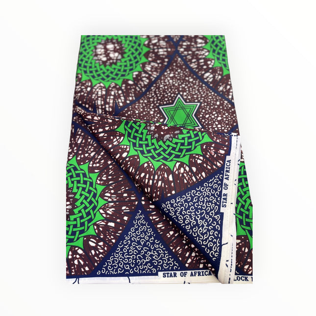 African Print Fabrics - 6 Yards - Polycotton