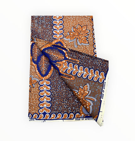 African Print Fabrics - 6 Yards - Polycotton