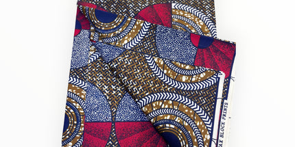 African Print Fabrics - 6 Yards - Polycotton