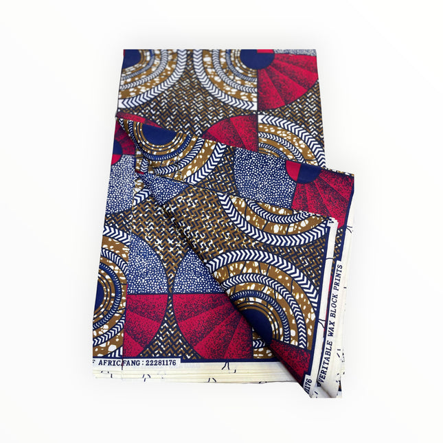 African Print Fabrics - 6 Yards - Polycotton