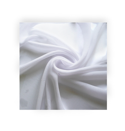 Chiffon Fabric White