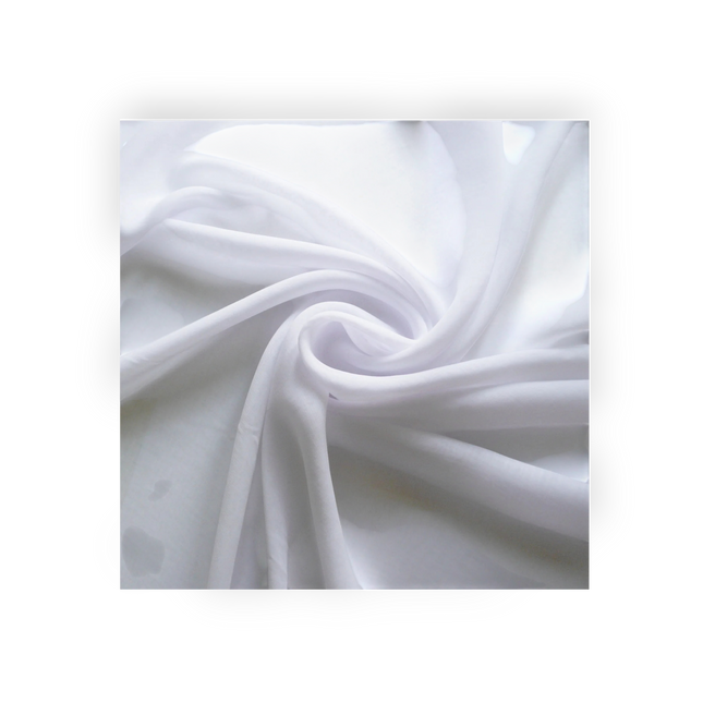 Chiffon Fabric White