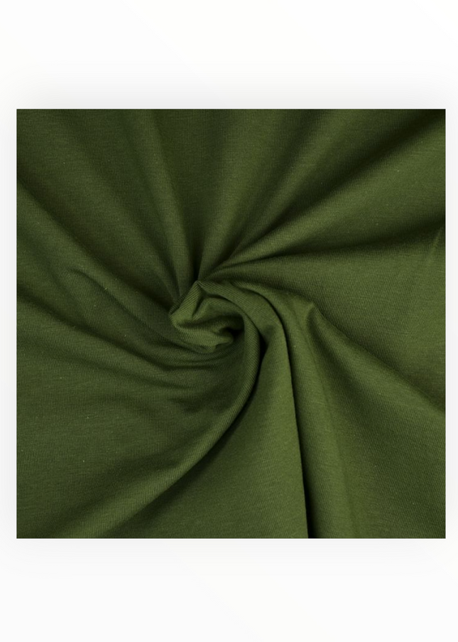 100% Premium Plain Cotton, Olive Green
