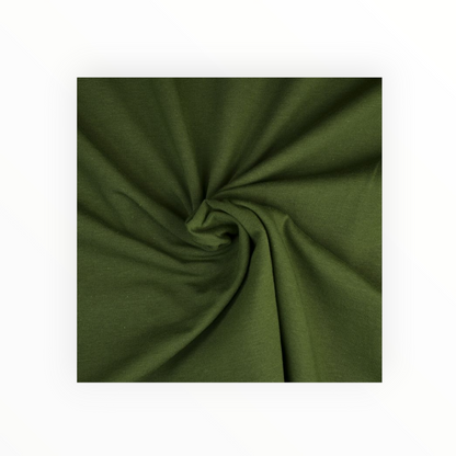 100% Premium Plain Cotton, Olive Green