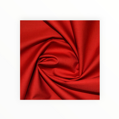 100% Premium Plain Cotton, Red