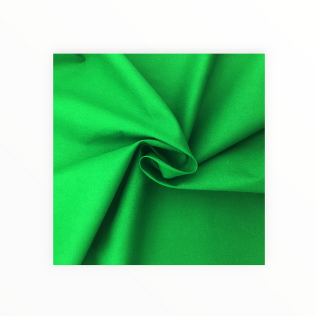 100% Premium Plain Cotton, Emerald Green
