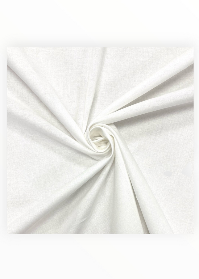 100% Premium Plain Cotton, Off White