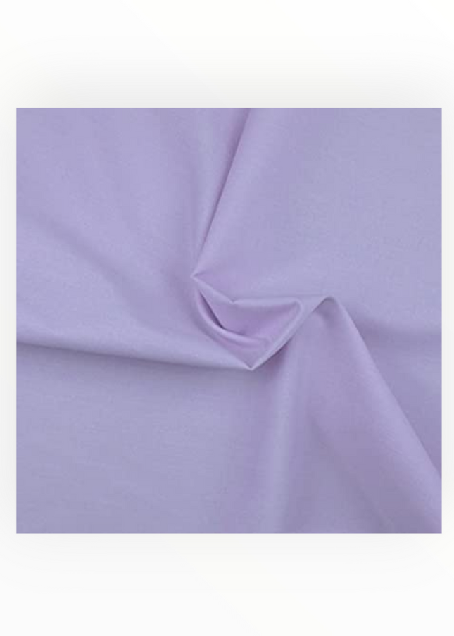 100% Premium Plain Cotton, Lilac