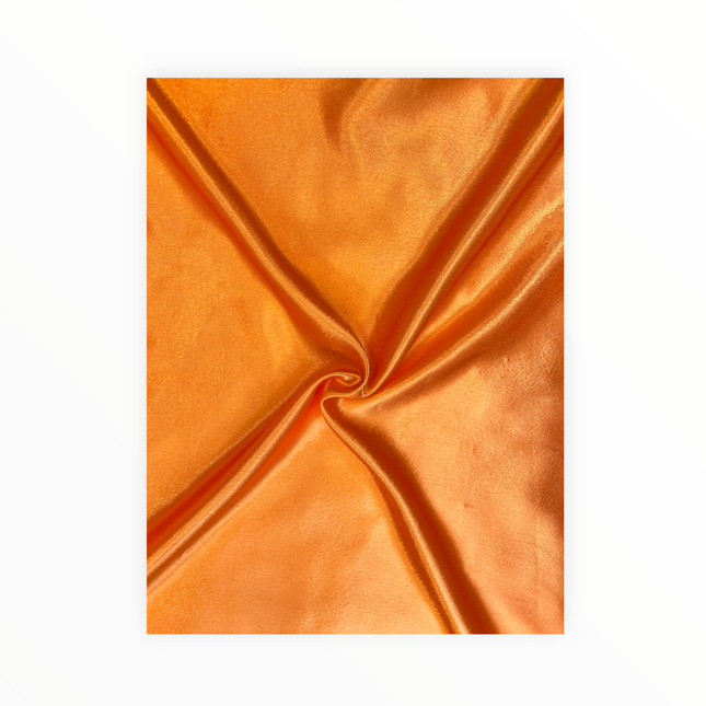 Crepe Back Satin, Orange