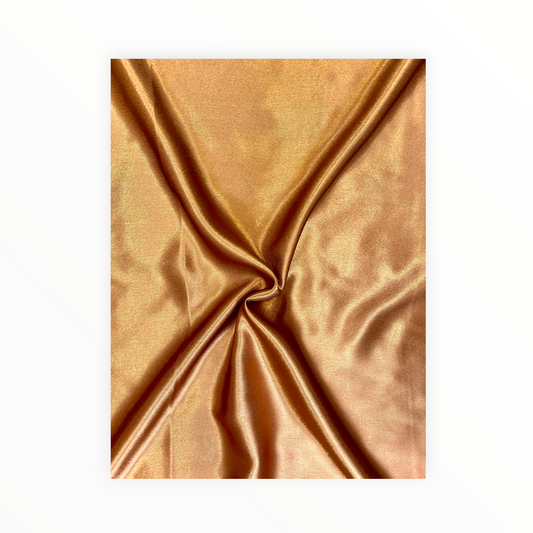 Brown Silky Smooth Crepe Satin