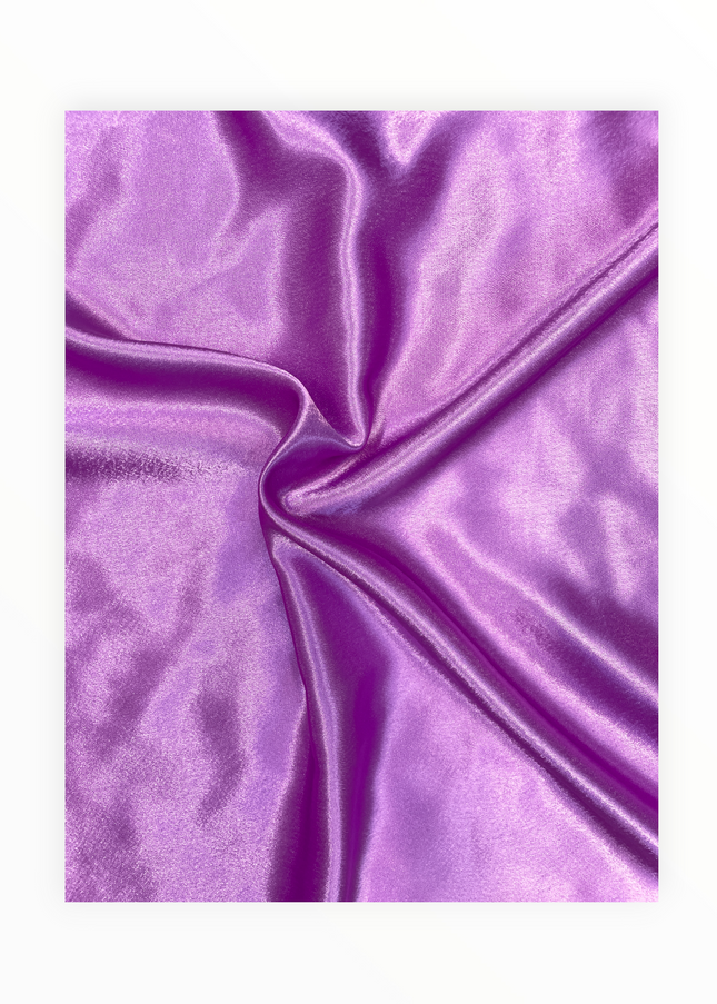 Crepe Back Satin, Lilac