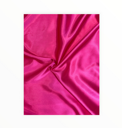 Crepe Back Satin, Fuscia Pink