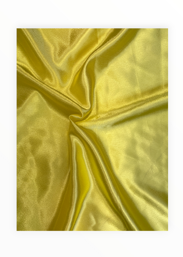 Crepe Back Satin, Yellow