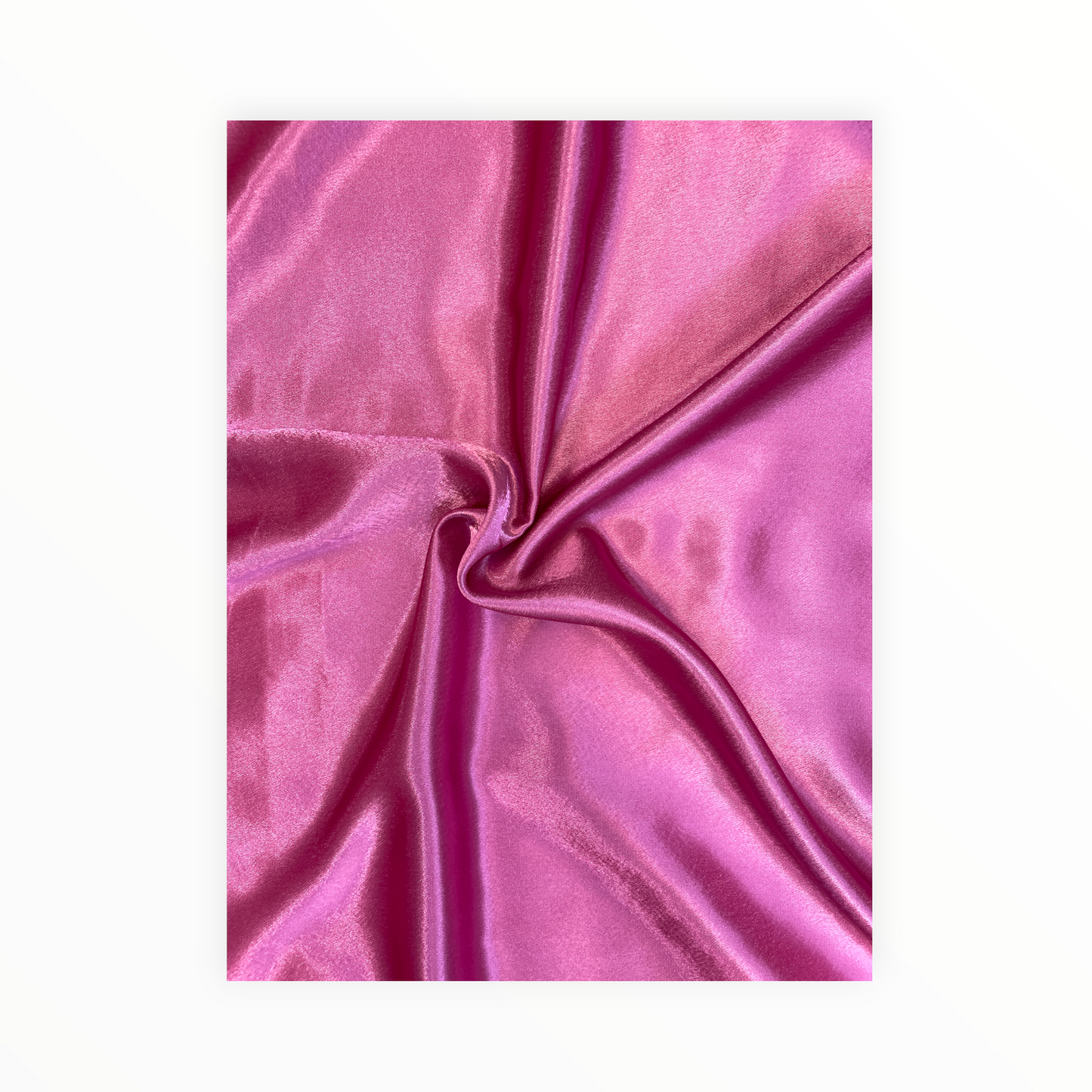 Bubblegum Pink Silky Smooth Crepe Satin